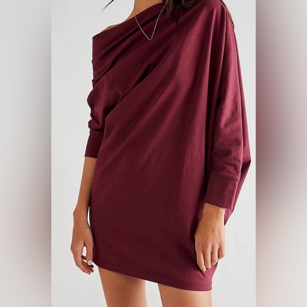 FP Beach Modern Mini Dress by at Free People, Coral Flame, XS - Picture 2 of 7